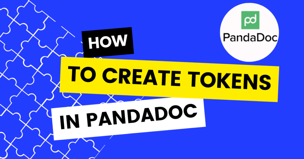 how to insert tokens in pandadoc
