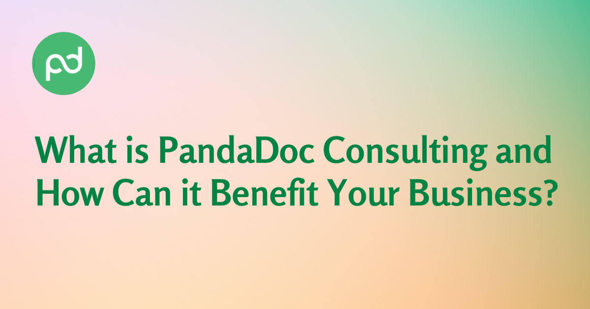 What is PandaDoc Consulting