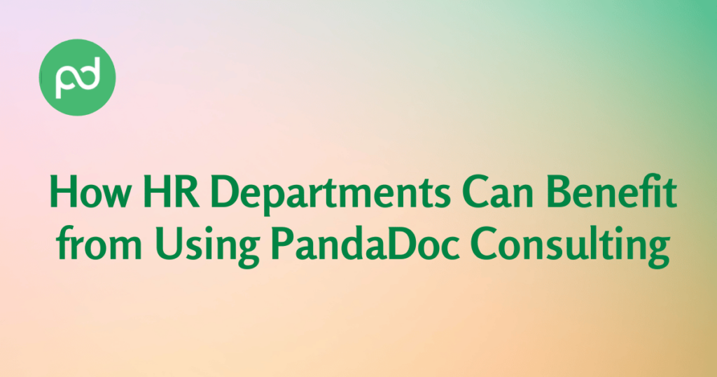 PandaDoc Consulting for HR Departments