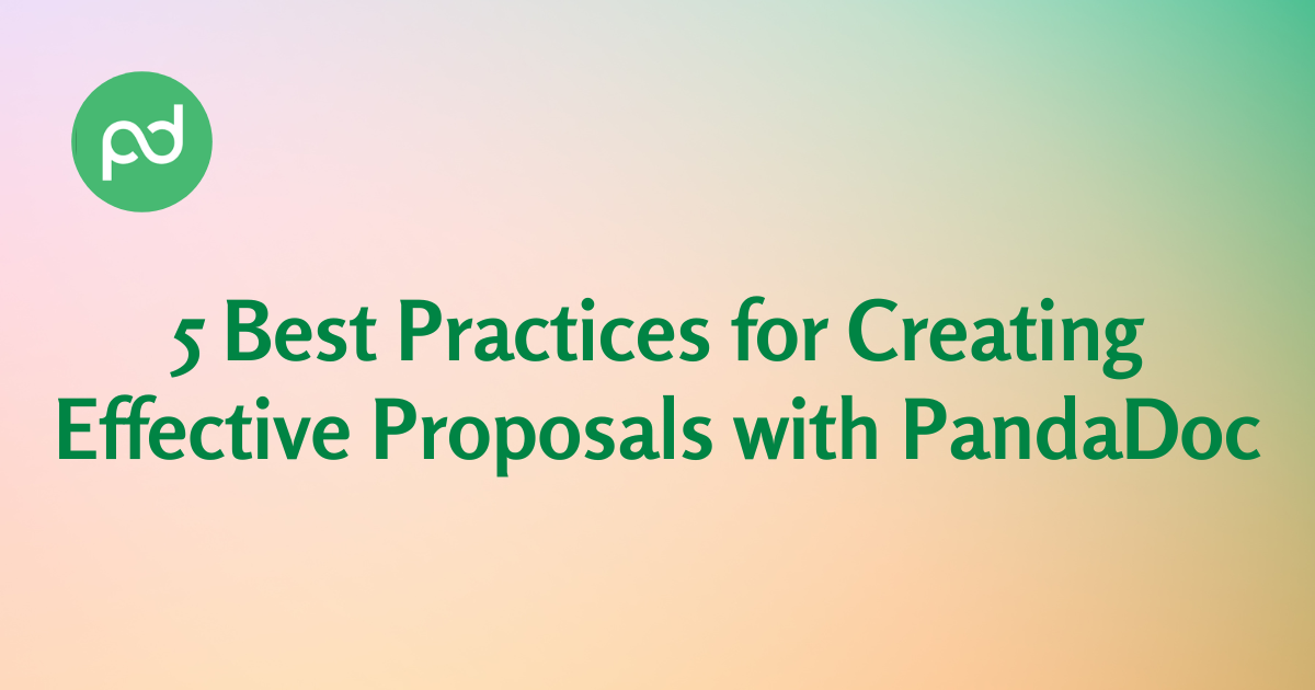 Creating Effective Proposals with PandaDoc